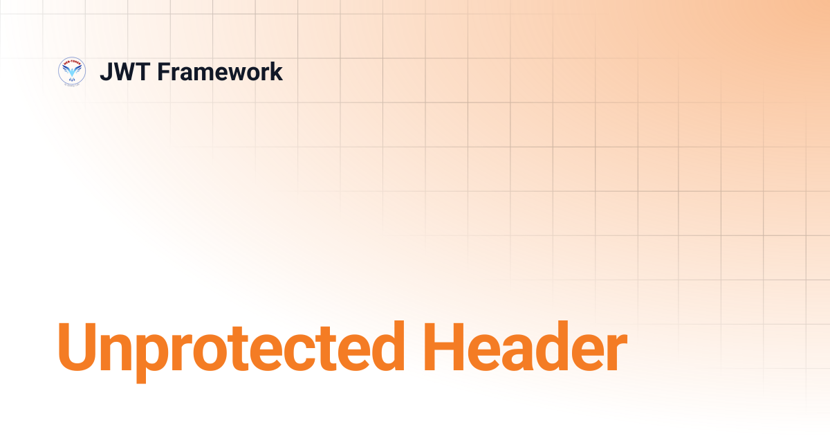 Unprotected Header | JWT Framework